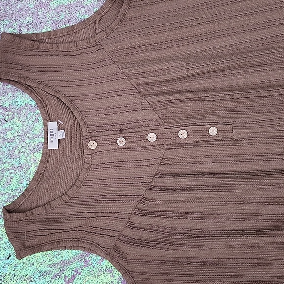 Umgee Women's Brown Sleeveless Jumpsuit!! Size LARGE Oversized!! - Picture 3 of 4